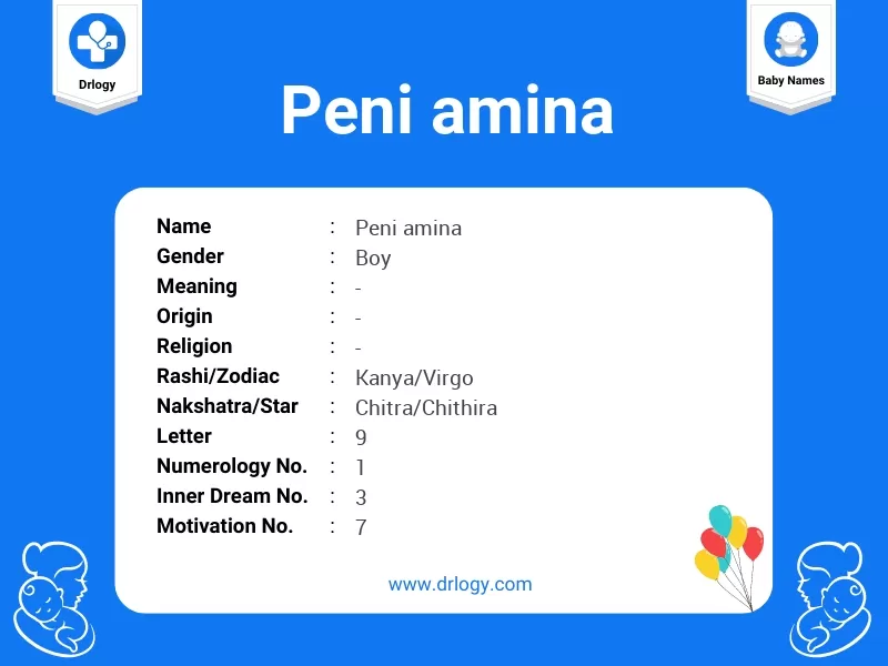Peni Amina Name Meaning